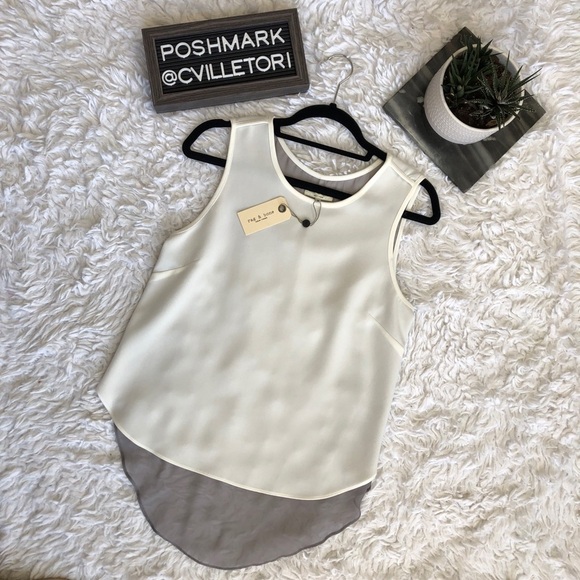 NWT Rag & Bone Fleet Top in White Sz Medium - Picture 1 of 7